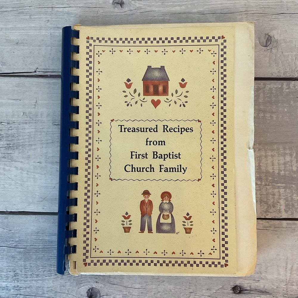 Treasured Recipes From First Baptist Church Family Cookbook Odessa Texas 1987